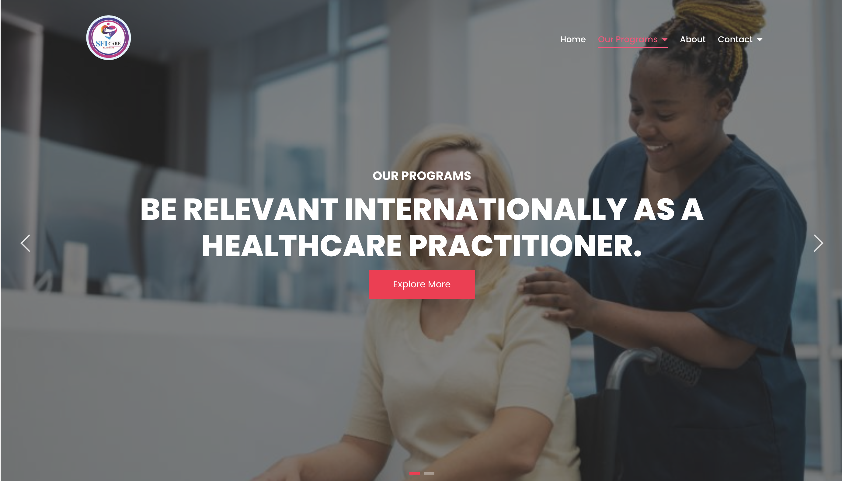 SFICARE — Education Platform Website